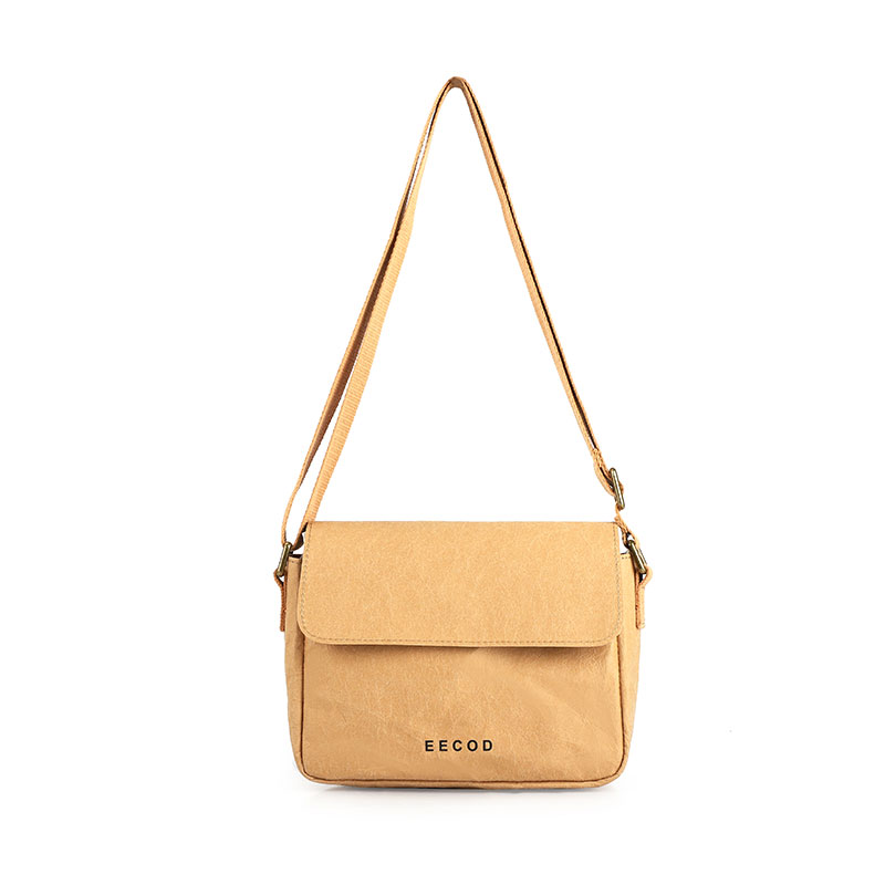 牛皮纸单肩斜挎包|可水洗牛皮纸斜挎包|牛皮纸斜跨包订制