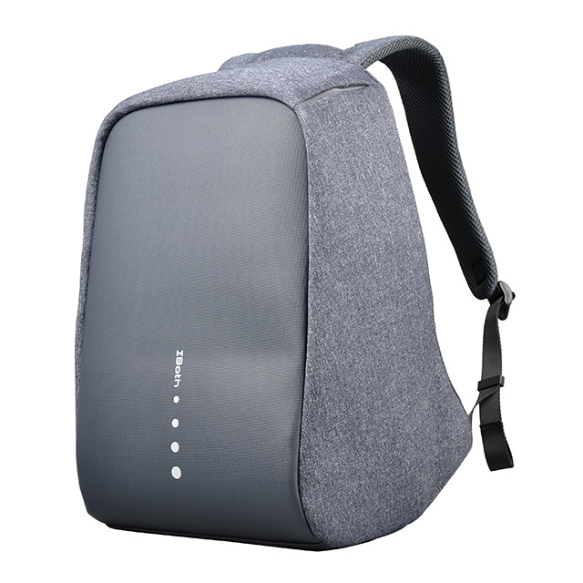 东升国际皮具厂 防盗背包生产厂家 多功能充电双肩包