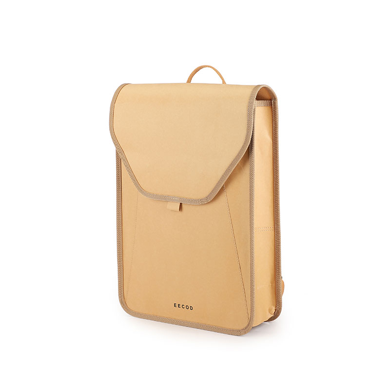 潮流时尚双肩背邮差包|复古牛皮纸双肩背包|牛皮纸双肩包订制